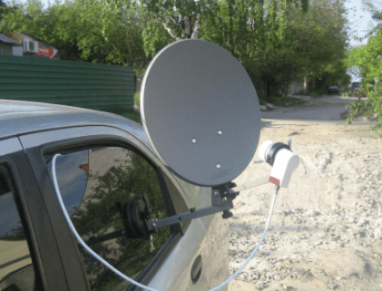 Спутниковые авто антенны