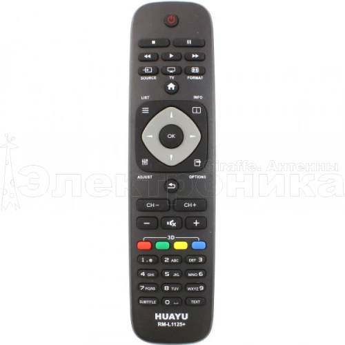 пульт ду huayu rm-l1125+ тв универсальный (lcd/led philips)  фото