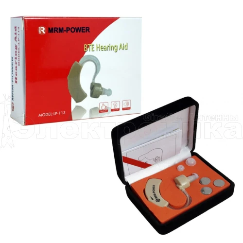 слуховой аппарат mrm lp-113 усилитель звука с регулировкой громкости, для пожилых людей  фото