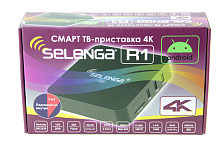 медиа-приставка selenga r1  медиаплеер smart tv iptv приставка 4k   фото