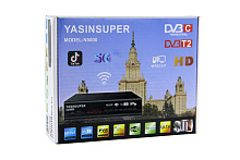 Цифровая приставка HD YASIN SUPER N5000 эфирная, DVB-T2, тв бесплатно, тюнер, ресивер, приемник от магазина Электроника GA