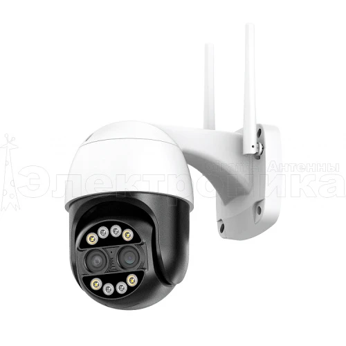 камера видеонаблюдения уличная ip-камера орбита ot-vni57 ip wi-fi камера 4 mpix две линзы 2.8/12мм  фото