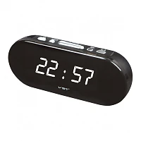 часы электронные настольные vst715-6 белые цифры  фото