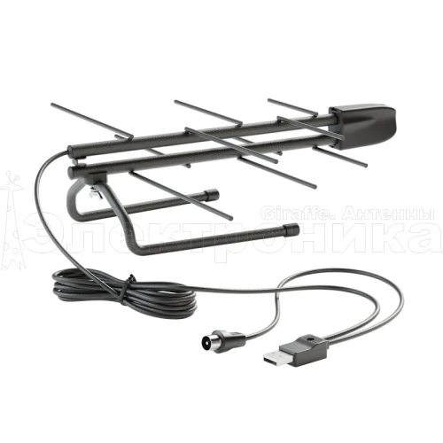 Антенна ТВ комнатная цифровая WV-Regul-ТIA-USB активная, эфирная для DVB-T2 телевидения купить в г.Краснодар