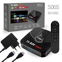 медиа-приставка h98pro tv box - 4/64gb android 11 медиаплеер smart tv iptv ott приставка 4k hd  фото