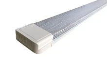 лампа cветодиодная линейная прозрачная  og365 t12 трехрядный 120см 80w 6500k (l1200*w73)  фото