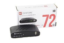 Ресивер цифровой DIGIFORS HD72 эфирный DVB-T2 /C тв приставка бесплатное тв TV-тюнер медиаплеер IPTV от магазина Электроника GA