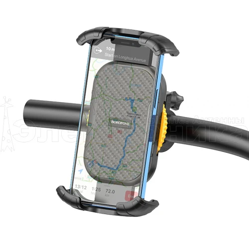 держатель для смартфонов borofone bh59 на велосипед,универсальный крепится на руль самоката/мотоцикл  фото