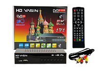 Ресивер цифровой HD YASIN T8000/T777 КрПл эфирный DVB-T2, тв приставка,тв бесплатно,тюнер,приёмник от магазина Электроника GA