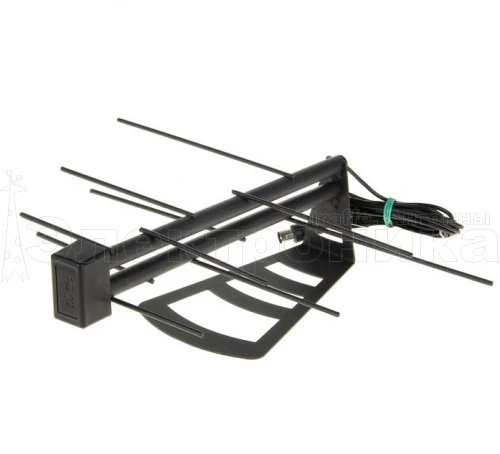 Антенна ТВ комнатная цифровая BAS-5114-5V Меркурий 2.0 эфирная для DVB-T2 телевидения купить в г.Краснодар