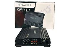 усилитель звука автомобильный kenwood kw-48.4, 3800вт, 4-х канальный  фото