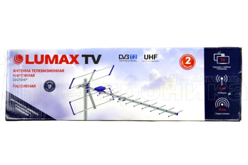 Антенна Lumax DA2504P пассивная, 470-806 МГц, LTE фильтр, Ку=13 дБ купить в г.Краснодар