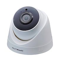 видеокамера ip орбита ot-vni27 белая, с микрофоном, разрешение 2 mп, объектив 3,6мм, ик подсветка  фото