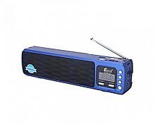 радиоприемник переносной fepe fp-8001bt usb/tf/bluetooth-проигрыватель, фонарь, питание аккумулятор  фото