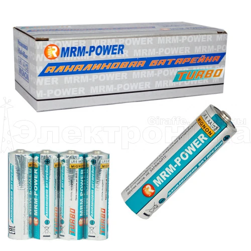 батарейка алкалиновая mrm-power lr6   aa   1.5v 1 шт,  фото