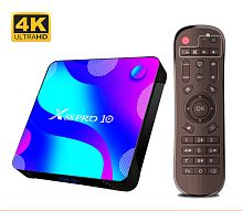 медиа-приставка x88 pro 10 rk3318 4gb/32gb android 10,0 медиаплеер smart tv iptv приставка 4k h.265  фото