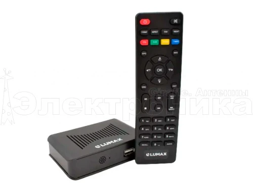 Ресивер цифровой LUMAX DV1116HD эфирный DVB-T2/C тв приставка бесплатное тв TV-тюнер медиаплеер IPTV от магазина Электроника GA