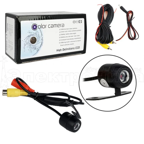 камера заднего вида et-688s (матрица 3003) цветная парковочная камера с парковочными линиями  фото