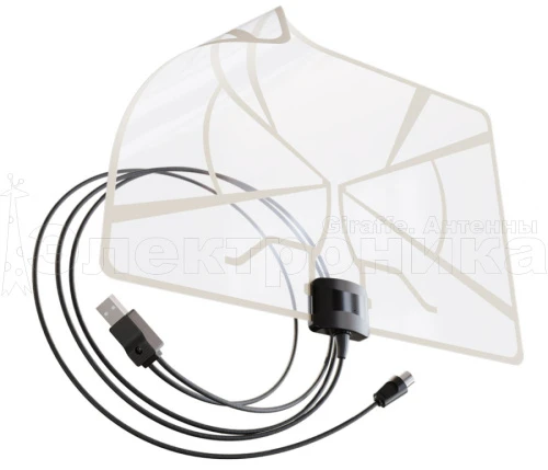 Антенна ТВ комнатная цифровая BAS-5324-USB Диаграмма-USB эфирная для DVB-T2 телевидения Рэмо купить в г.Краснодар
