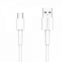 шнур usb - type-c sendem m66 белый 1 м, (5 а), силикон  фото