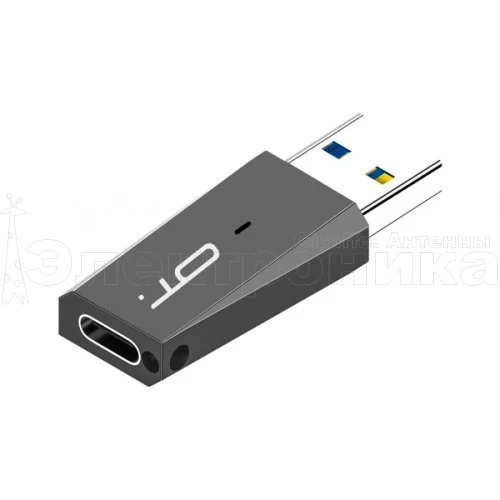 переходник type-c - usb гнездо type-c - штекер usb 3.0, ot-pcc33  фото
